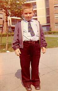 Dan Schwartz outside 245 Wortman, September, 1960