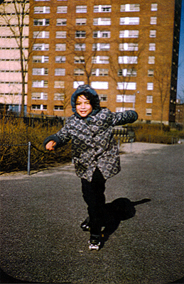 Michelle Shipp rollerskating