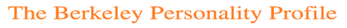 The Berkeley Personality Profile