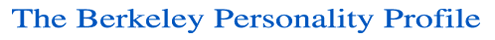 The Berkeley Personality Profile